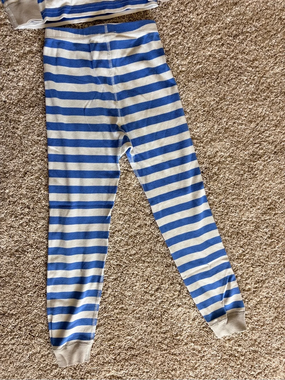 Hanna Andersson Star Wars R2-D2 Striped Long Johns Pajamas Sz 6-7